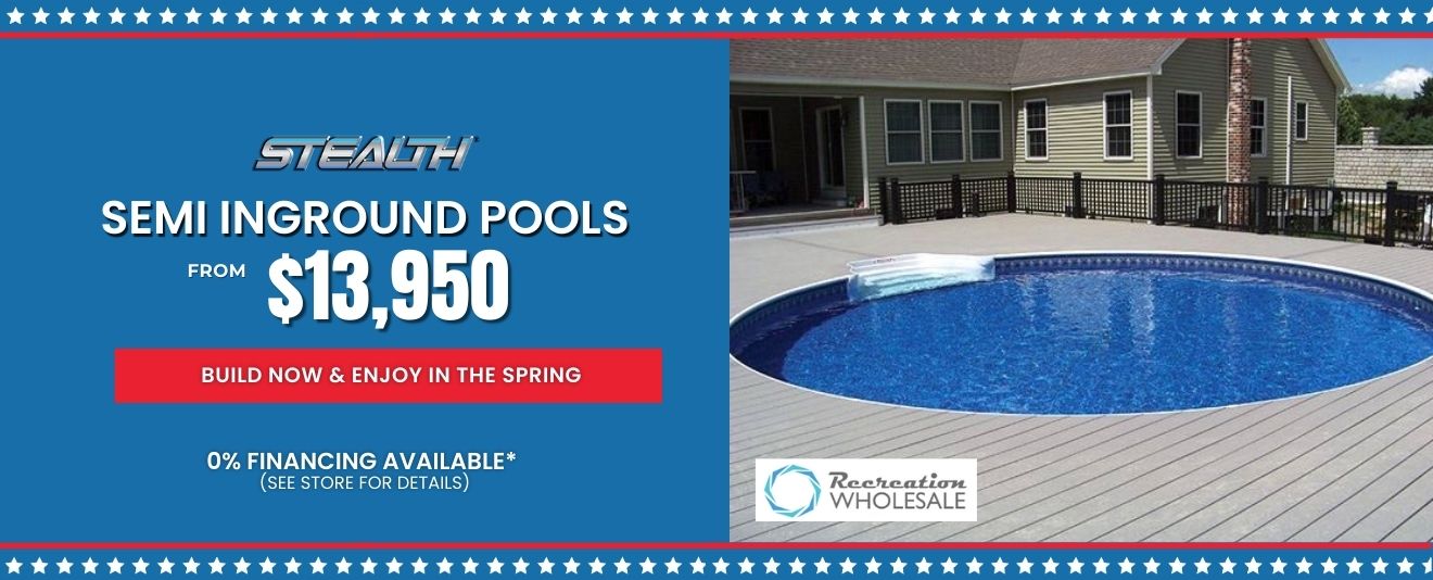 Stealth Semi-Inground Pool Sale - Kansas City, MO